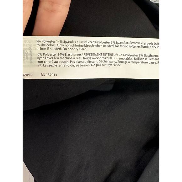 Marika Cycle House black crossed back sports bra size Small - Picture 4 of 9